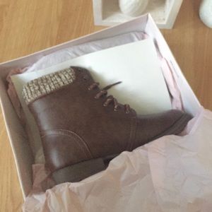 Brown booties